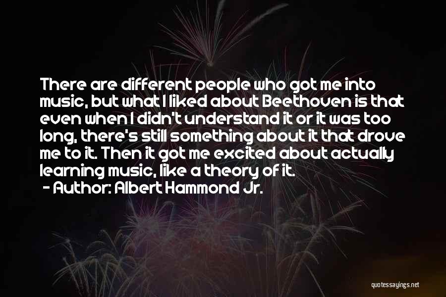 Music Theory Quotes By Albert Hammond Jr.
