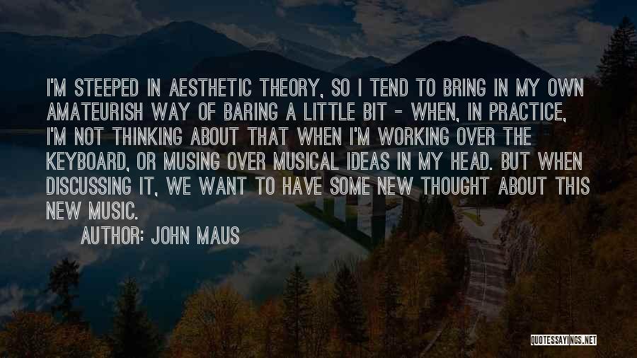 Music Theory Quotes By John Maus