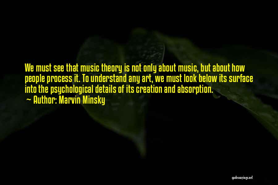 Music Theory Quotes By Marvin Minsky