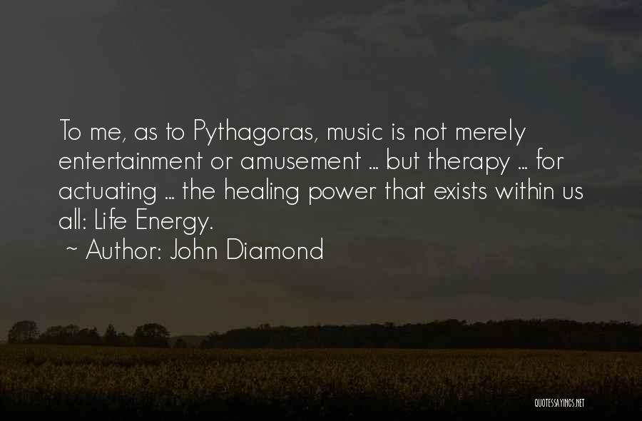 Music Therapy Quotes By John Diamond