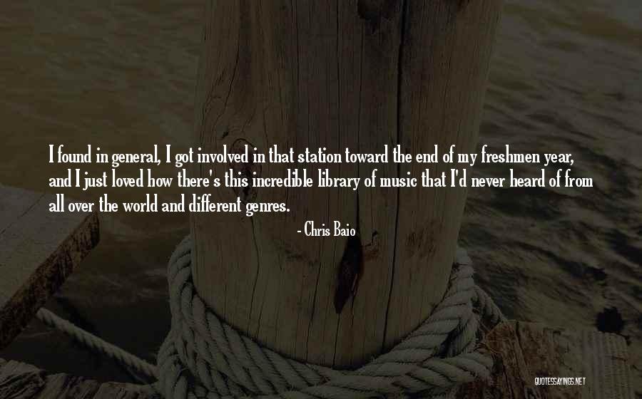 Music This Year Quotes By Chris Baio Music This Year Quotes By Chris Baio