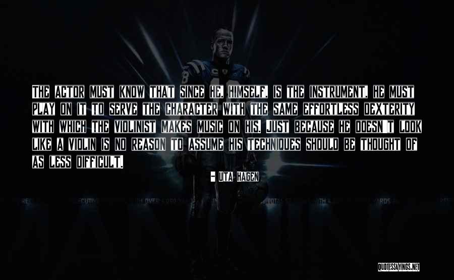 Music Violin Quotes By Uta Hagen Music Violin Quotes By Uta Hagen