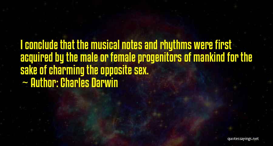Musical Notes Quotes By Charles Darwin