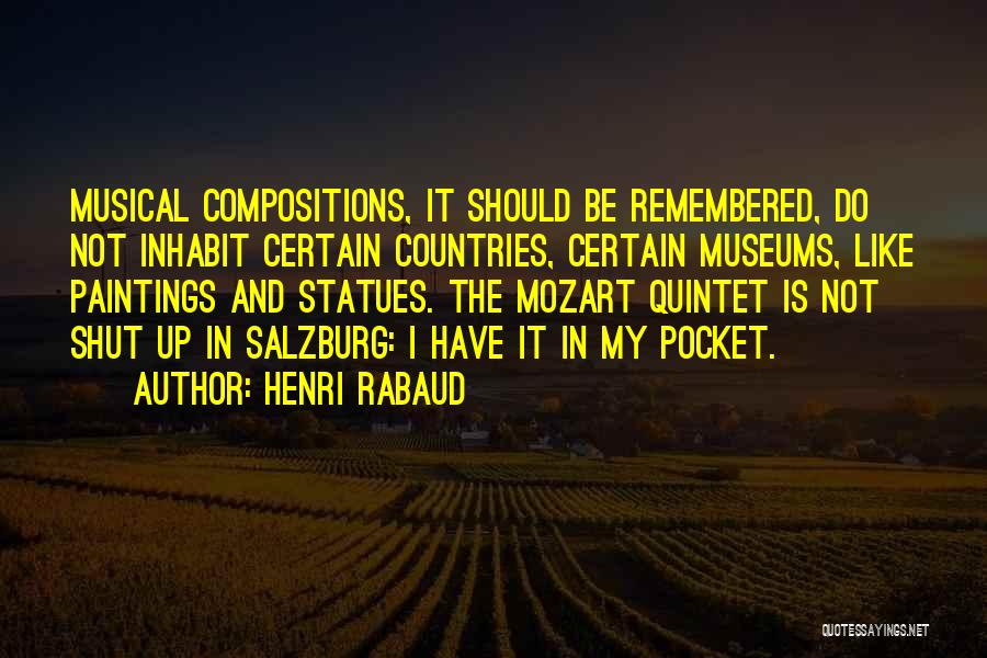 Musical Quotes By Henri Rabaud
