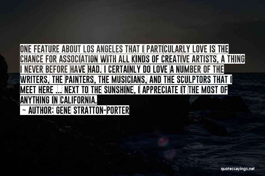 Musicians And Love Quotes By Gene Stratton-Porter