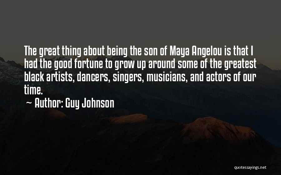 Musicians And Singers Quotes By Guy Johnson