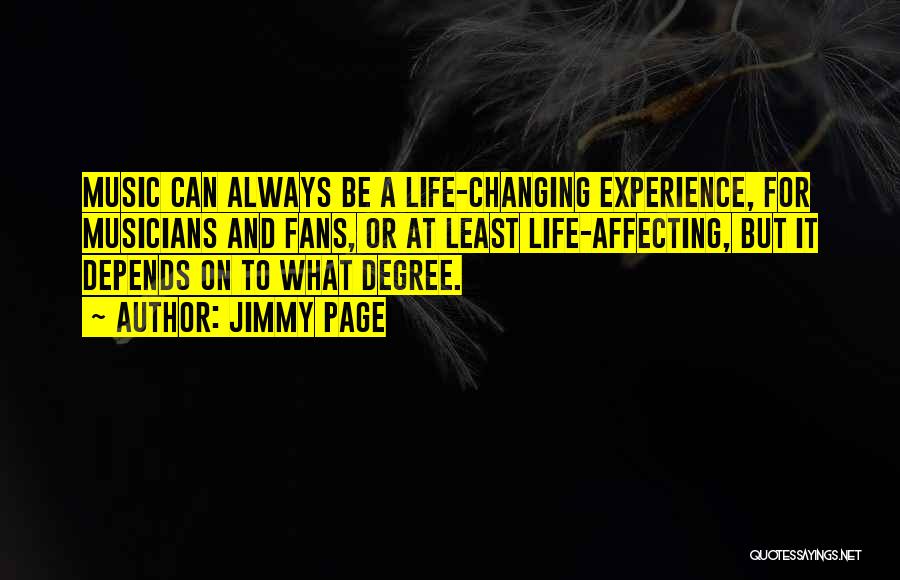 Musicians Life Quotes By Jimmy Page