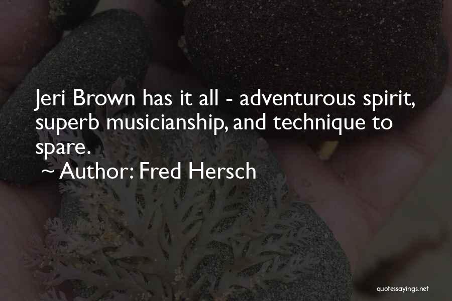 Musicianship Quotes By Fred Hersch
