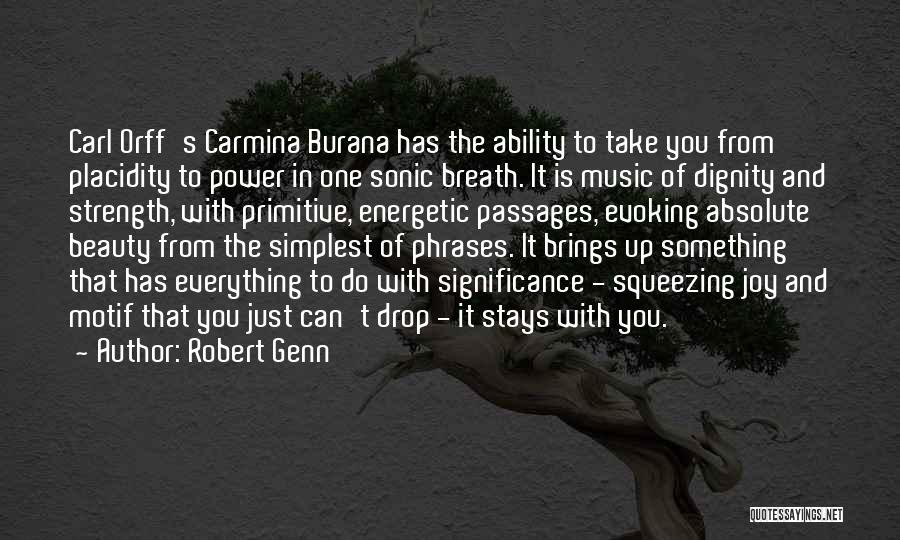 Music's Power Quotes By Robert Genn
