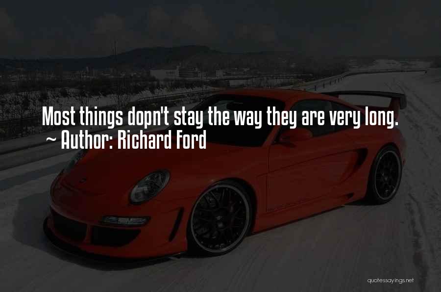 Musings Quotes By Richard Ford