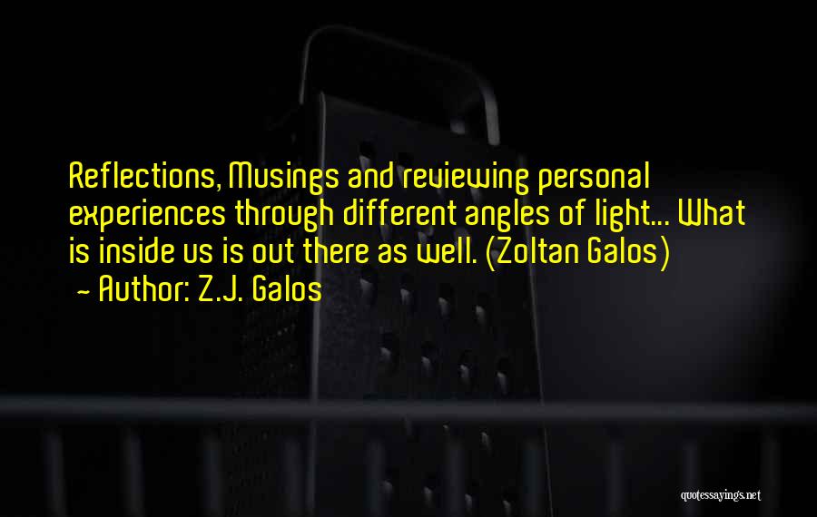 Musings Quotes By Z.J. Galos