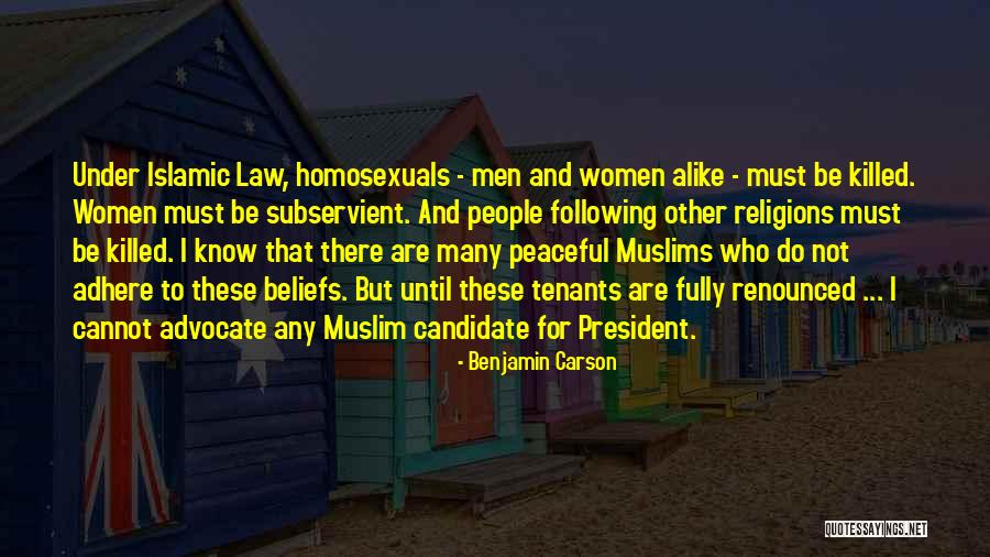 Muslim Men Quotes By Benjamin Carson Muslim Men Quotes By Benjamin Carson