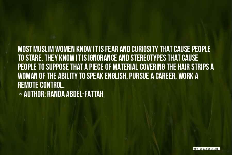 Muslim Woman Quotes By Randa Abdel-Fattah
