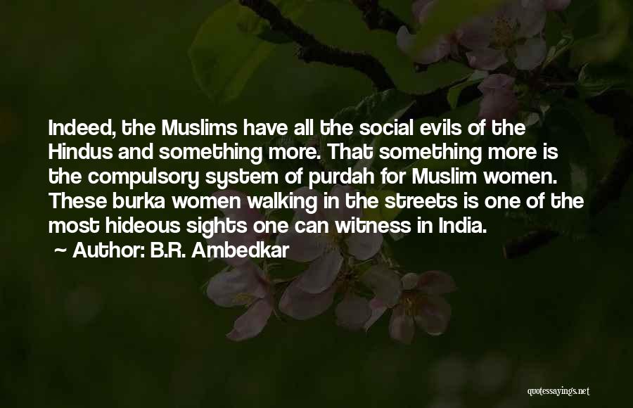 Muslim Women's Quotes By B.R. Ambedkar