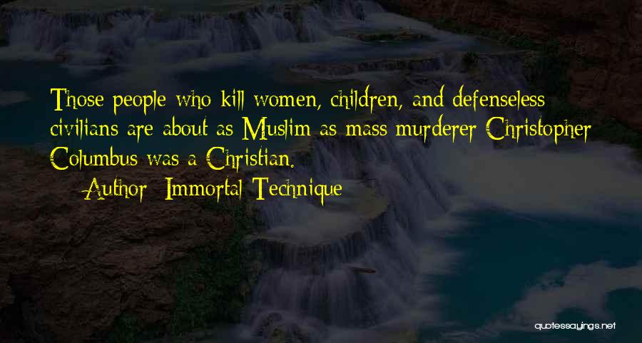 Muslim Women's Quotes By Immortal Technique