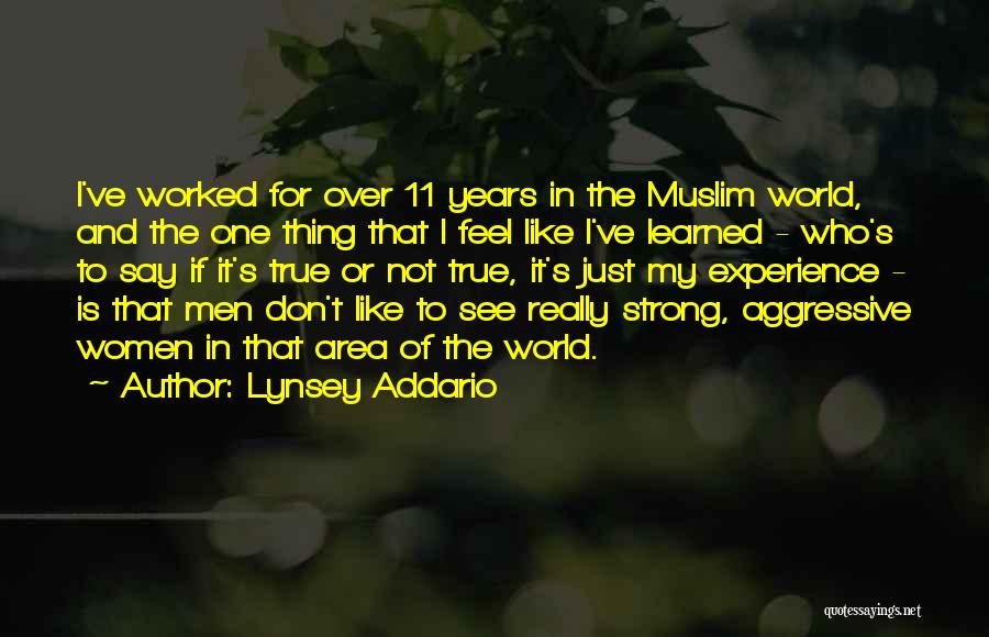 Muslim Women's Quotes By Lynsey Addario