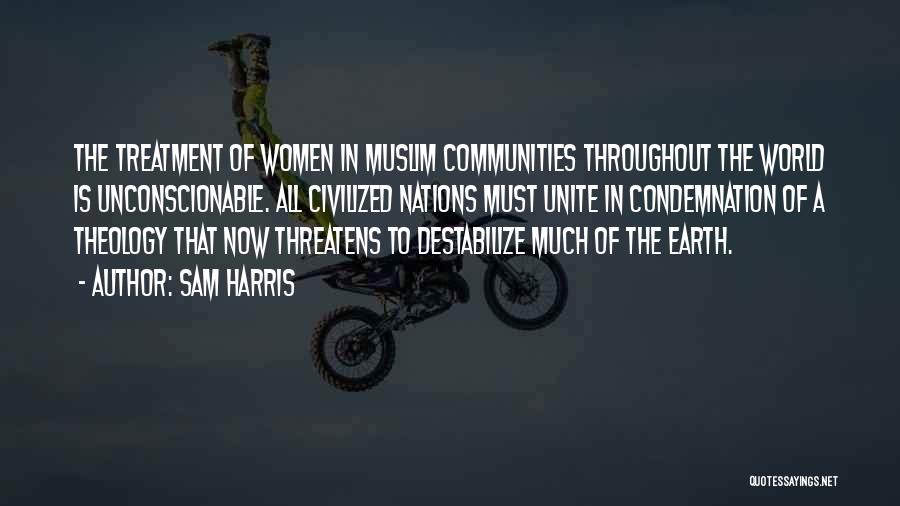 Muslim Women's Quotes By Sam Harris