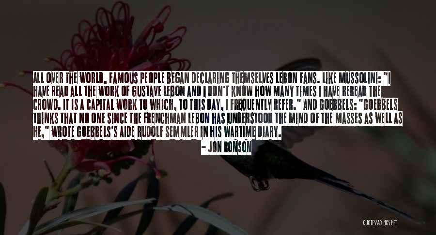Mussolini And I Quotes By Jon Ronson Mussolini And I Quotes By Jon Ronson