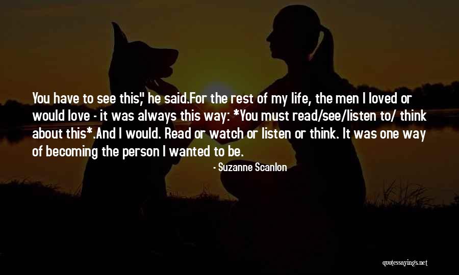 Must Read Love Quotes By Suzanne Scanlon