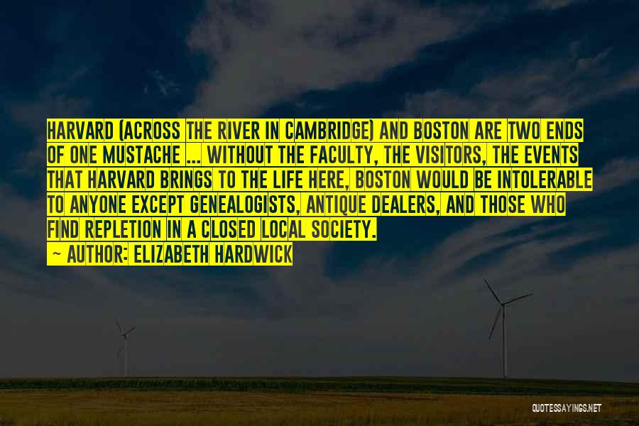 Mustache Quotes By Elizabeth Hardwick