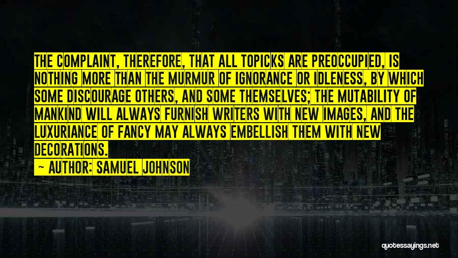 Mutability Quotes By Samuel Johnson