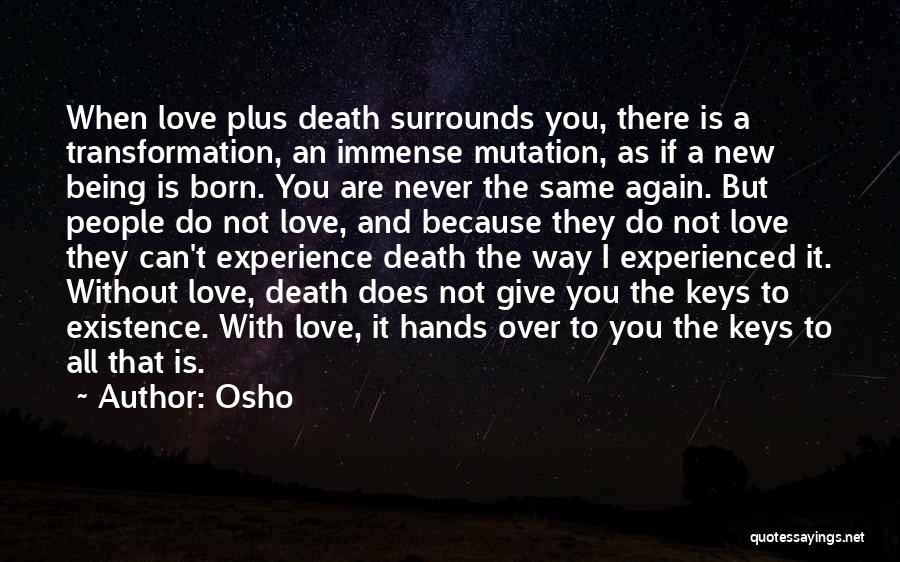 Mutation Quotes By Osho