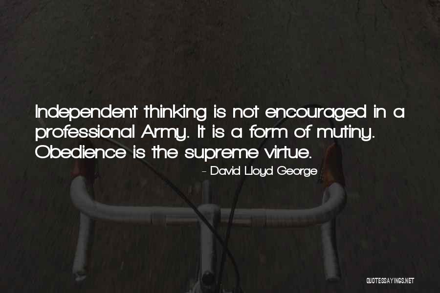 Mutiny Quotes By David Lloyd George