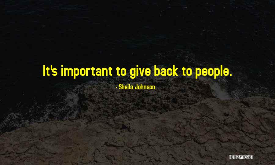 Mutnovsky Quotes By Sheila Johnson Mutnovsky Quotes By Sheila Johnson
