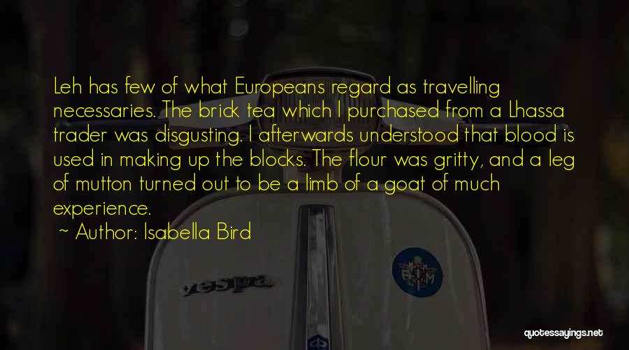 Mutton Quotes By Isabella Bird