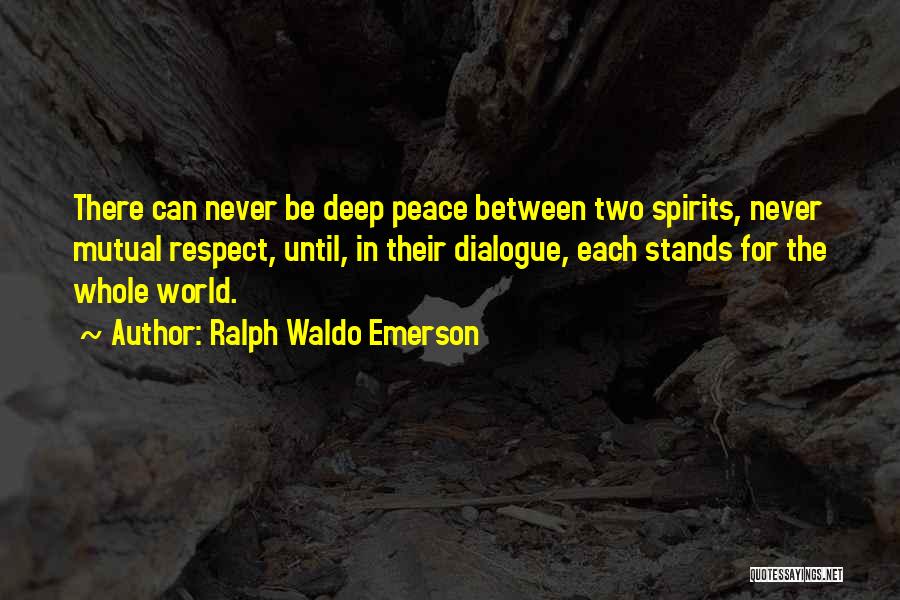 Mutual Friendship Quotes By Ralph Waldo Emerson