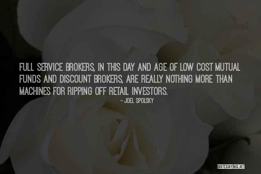 Mutual Funds Quotes By Joel Spolsky