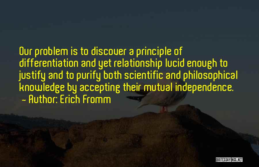 Mutual Relationship Quotes By Erich Fromm