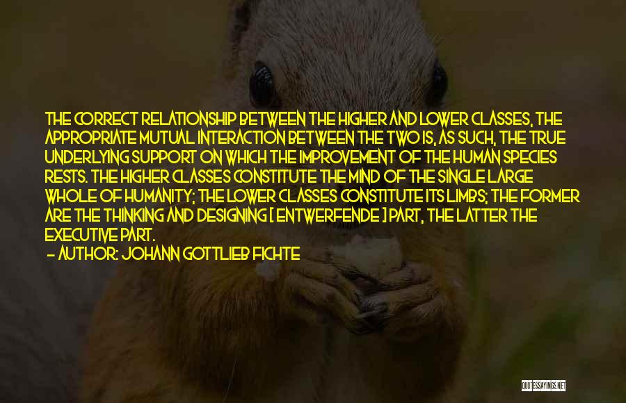 Mutual Relationship Quotes By Johann Gottlieb Fichte