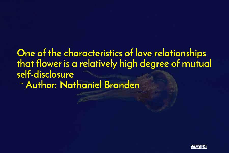 Mutual Relationship Quotes By Nathaniel Branden