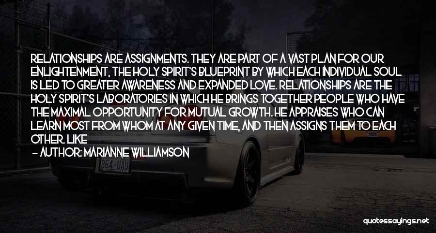 Mutual Relationships Quotes By Marianne Williamson