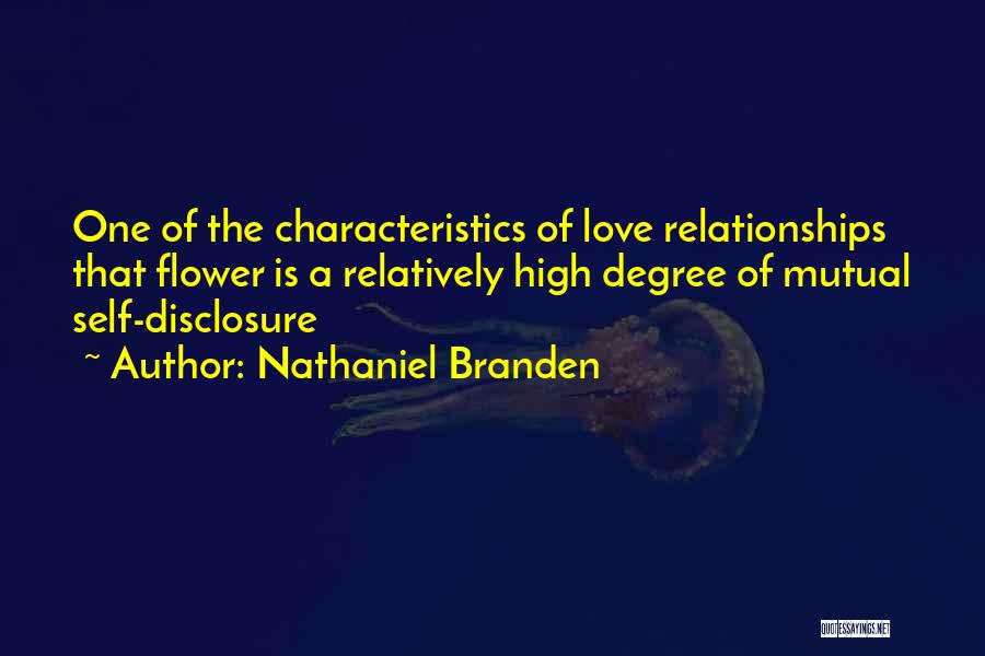 Mutual Relationships Quotes By Nathaniel Branden