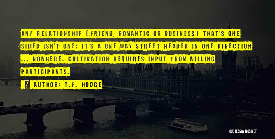 Mutual Relationships Quotes By T.F. Hodge