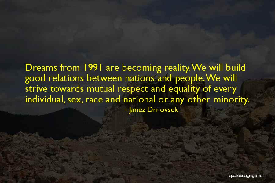 Mutual Respect Quotes By Janez Drnovsek Mutual Respect Quotes By Janez Drnovsek