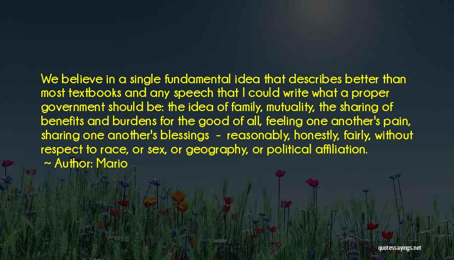 Mutuality Quotes By Mario