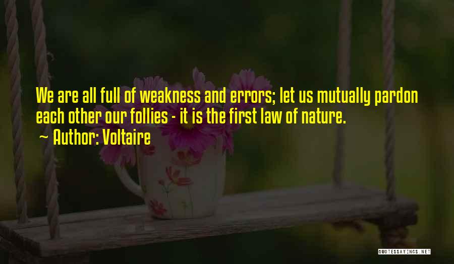 Mutually Quotes By Voltaire