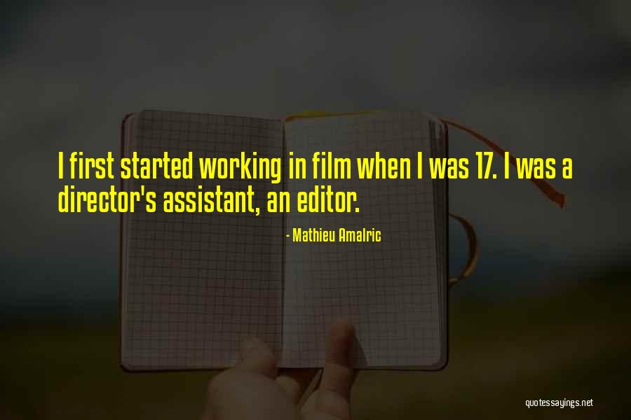 Muxworthys Ski Quotes By Mathieu Amalric Muxworthys Ski Quotes By Mathieu Amalric