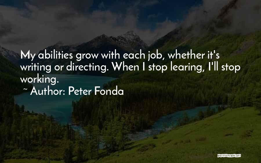 My Ability Quotes By Peter Fonda