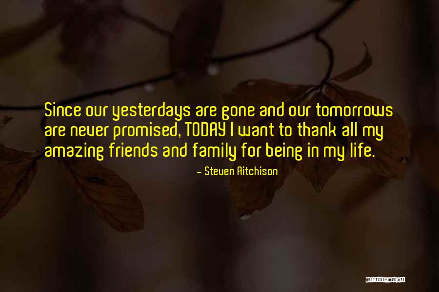 My Amazing Life Quotes By Steven Aitchison