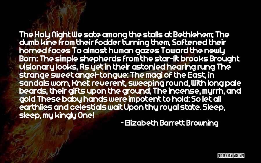 My Angel Baby Quotes By Elizabeth Barrett Browning