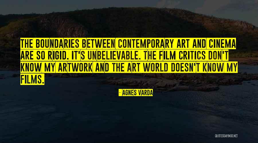 My Artwork Quotes By Agnes Varda