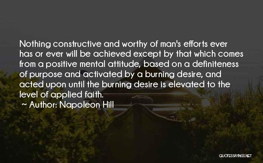 My Attitude Based Quotes By Napoleon Hill