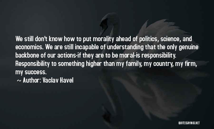 My Backbone Quotes By Vaclav Havel
