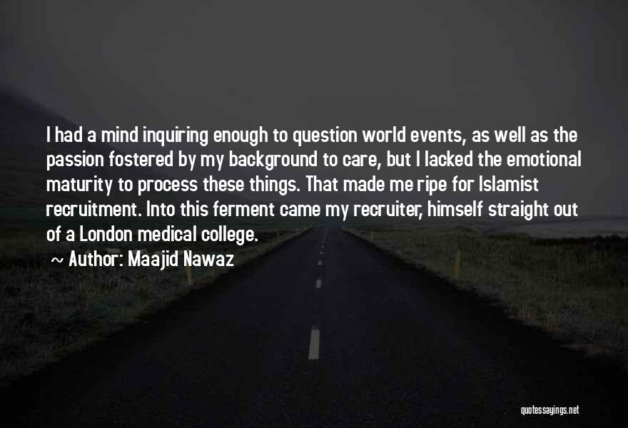 My Background Quotes By Maajid Nawaz