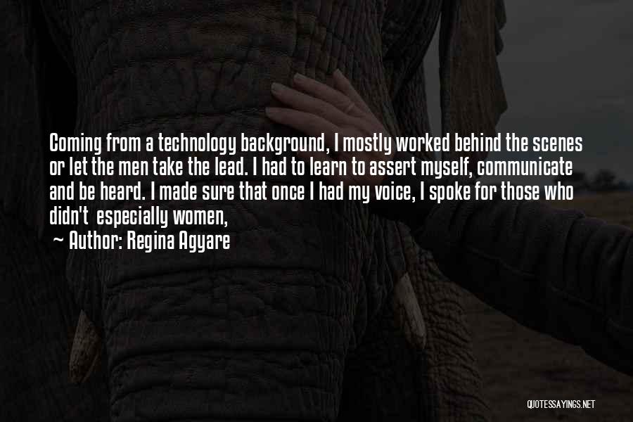My Background Quotes By Regina Agyare