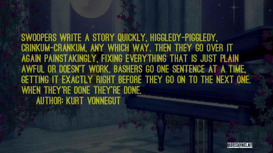 My Bashers Quotes By Kurt Vonnegut